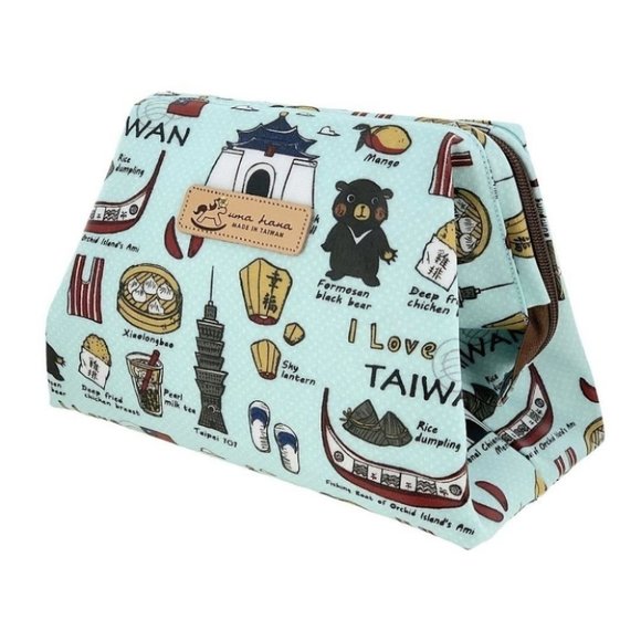 Uma Hana Handbags - Waterproof Taiwan Large Opening Cosmetic Bag